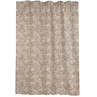 Штора готовая VERRAN Paisley на шторной ленте бежевая 140*260см 315-02 купить