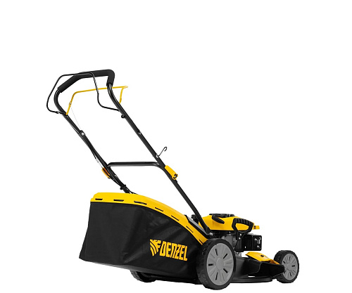 Газонокосилка бензин Denzel GLR-510SP-K самоход 4.5л.с 51см травосб 65л купить
