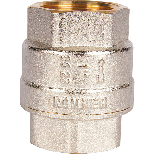 Клапан обратный 1 пружинный муфтовый с металлическим седлом Rommer RVC-0001-000025 купить