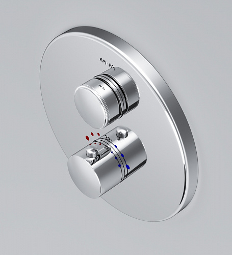 Смеситель AM.PM Inspire 2.0 TouchReel с термостатом монтируемый в стену F50A75700 купить