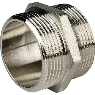 Ниппель наружная резьба никелированный латунь 1 1/2" STOUT SFT-0004-112112 купить