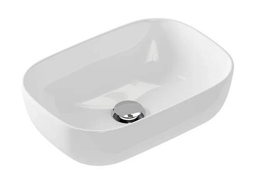 Тумба подвесная со столешницей Бали 70 и раковина MODUO 50 SQUARE Style Line ЛС-00002338 БЕЛЫЙ СОФТ купить