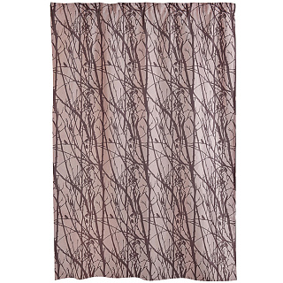 Штора готовая VERRAN Forest на шторной ленте коричневая 140*260см 315-23 купить