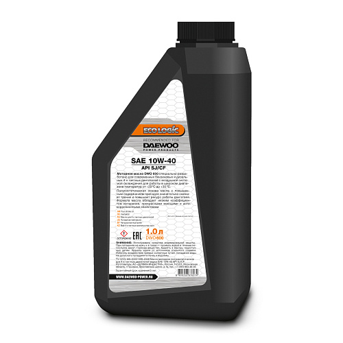 Масло для 4-х тактных двигателей DAEWOO DWO600 SAE 10W-40 1л купить