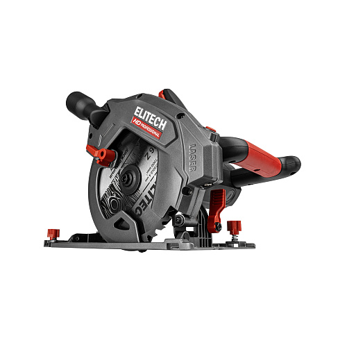 Пила дисковая ELITECH HD CS 1666E пл. пуск,лазер,адаптер,упор 1600Вт, рез 65мм диск-ф190х30мм (E2206.028.01) купить