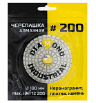 Круг алмазный шлифовальный АГШК черепашка 100 мм №200 Diamond Industrial (DIDCHSH200)