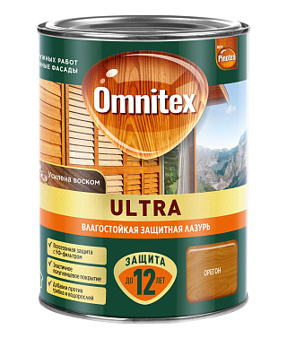 Лазурь влагостойкая Omnitex by Pinotex Ultra Pinotex 50035808 Орегон  купить