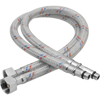 Подводка гибкая для смесителей 80см 1/2"*М10 нейлон (пара) MIXTON  купить
