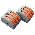 Клемма универсальная монтажная 3-проводная GTER2-03-BL5 5шт General 800405