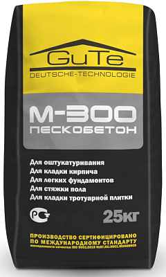 Пескобетон М-300 ГУТЕ купить