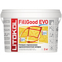 Затирка полиуретановая FILLGOOD EVO готовая к применению F.110 GRIGIO PERLA Litokol 496290002