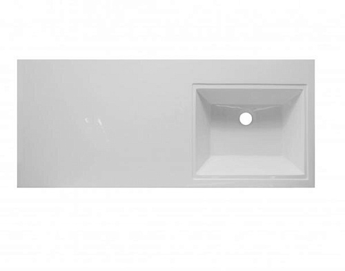 Тумба Даймонд 120 glass с умывальником Даллас 120, Люкс Plus для стиральной машины, правая белая Style Line СС-00000559 купить