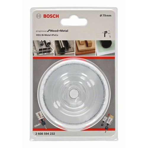 Биметаллическая коронка Bosch Progressor Wood + Metal d 79 мм 2608594232 купить