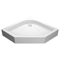 Поддон акриловый AQUA-PNT-900 Пента 900*900*140мм SANTREK AQUA 342362 белый