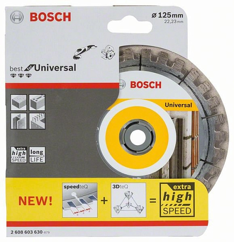 Диск алмазный Bosch Best for Universal 125*22.2*2.2мм 2608603630 купить