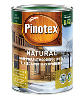 Декоративно - защитное покрытие Pinotex Natural древесно-желтый (1л)