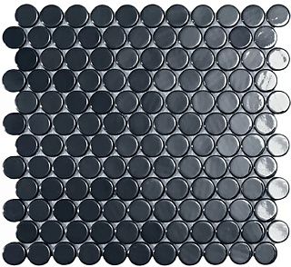 Мозаика стеклянная Circle 6005 Black BR 30.6*31.2см Vidrepur купить