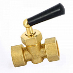 Кран для манометра WATTS RM15MM 1/2" ручка черная WATTS 10009480