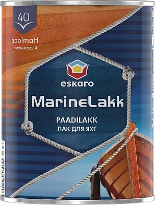 Лак Marine lakk 40 Eskaro полуматовый ESL029 (0,95л) купить