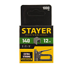 Скобы для степлера тип 140 (G/11/57) калибр 20GA 12мм 1000шт Stayer 31610-12 Скобы для степлера тип 140 (G/11/57) калибр 20GA 12мм 1000шт Stayer 31610-12