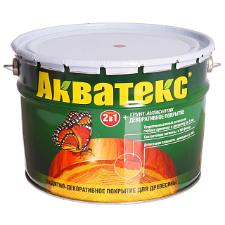 Декоративная пропитка Акватекс База Бесцветная (9л) купить