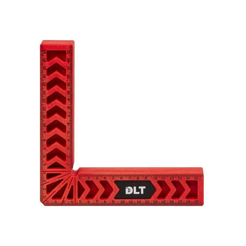 Угольник столярный пластиковый DLT 160*160мм красный 86700 купить