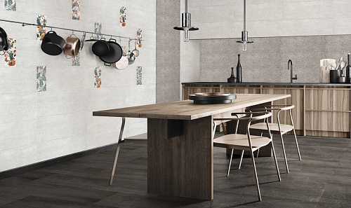 Плитка настенная Desire Grey Flower 30*90 см, Gemma 147-056-5 купить