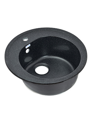 Мойка врезная  круглая PRO ROUND SA-R510 SANTREK AQUA 313559 черный-308 купить