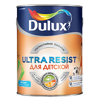 Dulux Ultra Resist краска для стен и потолков для детской белая (База BW) 2.5 л