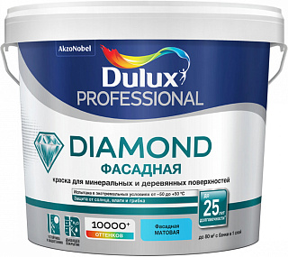 Краска фасадная Dulux Trade Гладкая База BM матовая - 4.8 л купить