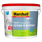 Краска латексная Marshall Export для кухни и ванны белая 4.5 л Краска латексная Marshall Export для кухни и ванны белая 4.5 л
