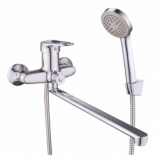 Смеситель для ванной BBI-4023-35L-44 с длинным изливом хром, Lucky Tap купить