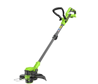 Триммер аккумуляторный Greenworks G24LT301 (2 в 1) 24В без аккумулятора и зарядного устройства 2113207 купить