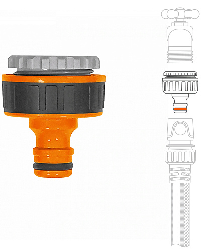 Адаптер для кранов с внешней резьбой G3/4" и 1" 26.5-33.3mm DAEWOO DWC 1025 купить