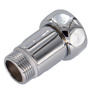 Соединитель прямой 3/4"*1/2" гайка-штуцер для полотенцесушителя хром СТМ CPCM3412 купить