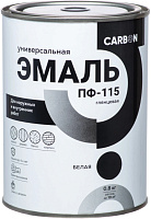 Эмаль ПФ-115 CARBON белая (0.8кг)