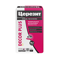 Декоративная штукатурка для фасадов Ceresit Dekor Plus 25 кг