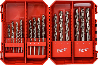 Сверло по металлу набор 25штук THUND ERWEB 1-13мм HSS-G Milwaukee 4932493870 купить