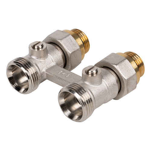 Узел нижнего подключения прямой для радиатора 1/2"*3/4"EK никель Royal Thermo RTE 07.00001 купить