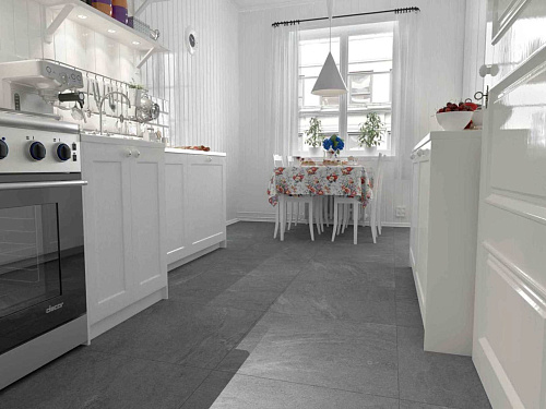 Керамогранит Конжак матовый 60*60 см черный, Гранитея G265-Kondjak Black купить