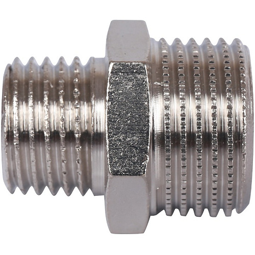 Ниппель наружная резьба переходной никелированный латунь 3/8"*1/4" STOUT SFT-0004-003814 купить