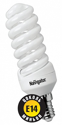 Лампа энергосберегающая Navigator NCL-SF10-15-827-E14  купить