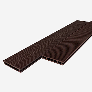 Доска террасная пустотелая UnoDeck ULTRA 150*24*3000мм RusDecking венге купить