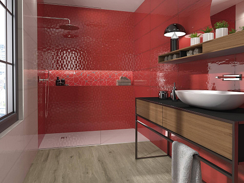Плитка настенная Tina Red Rect 31.6*90 см, APE купить