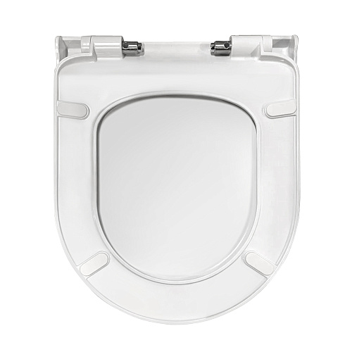 Унитаз подвесной Berges Wasserhaus Ego 082111 безободковый с сиденьем дюропласт Toma Slim SO белый купить
