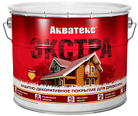 Покрытие защитное для древесины Экстра внутри и снаружи рябина Акватекс 18187 (9л)