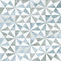 Керамогранит Marmori геометрический микс холодный декор 60*60см VITRA К946565LPR