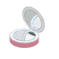 Зеркало косметическое ENERGY EN-702 LED подсветка складное 159946