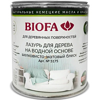 Лазурь для дерева водная Biofa бесцветная 5175-46 (2.5л)