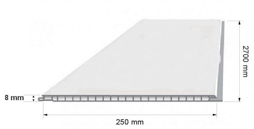 Панель ПВХ 2700*250*8мм Цветущий персик KronPlast 158  купить